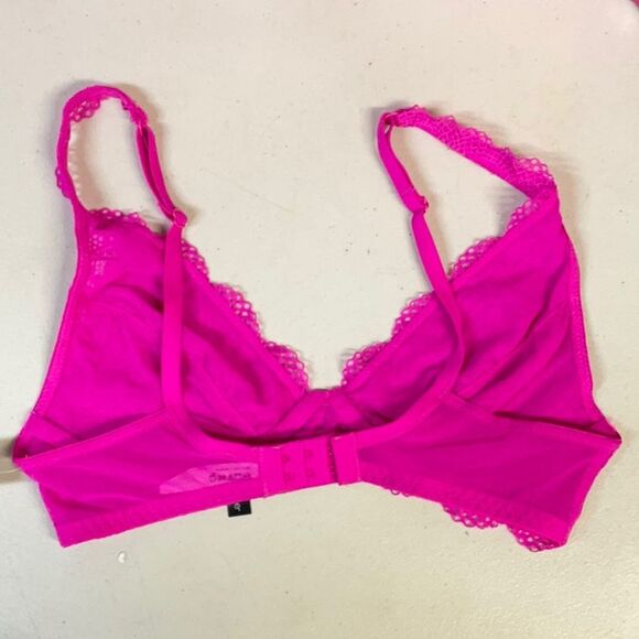 Ambrielle Small Bright Pink Bralette - New - Picture 4 of 4